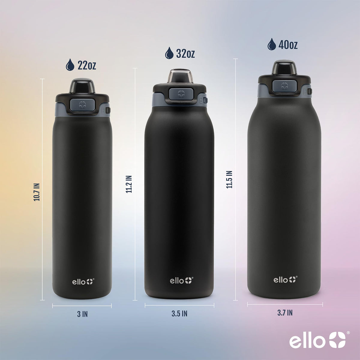 Ello Pop & Fill spout protective cover stays clean during adventures.