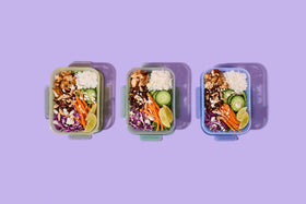 Ello Snap & Nest lid close-up highlighting leak-proof seal for on-the-go meals.