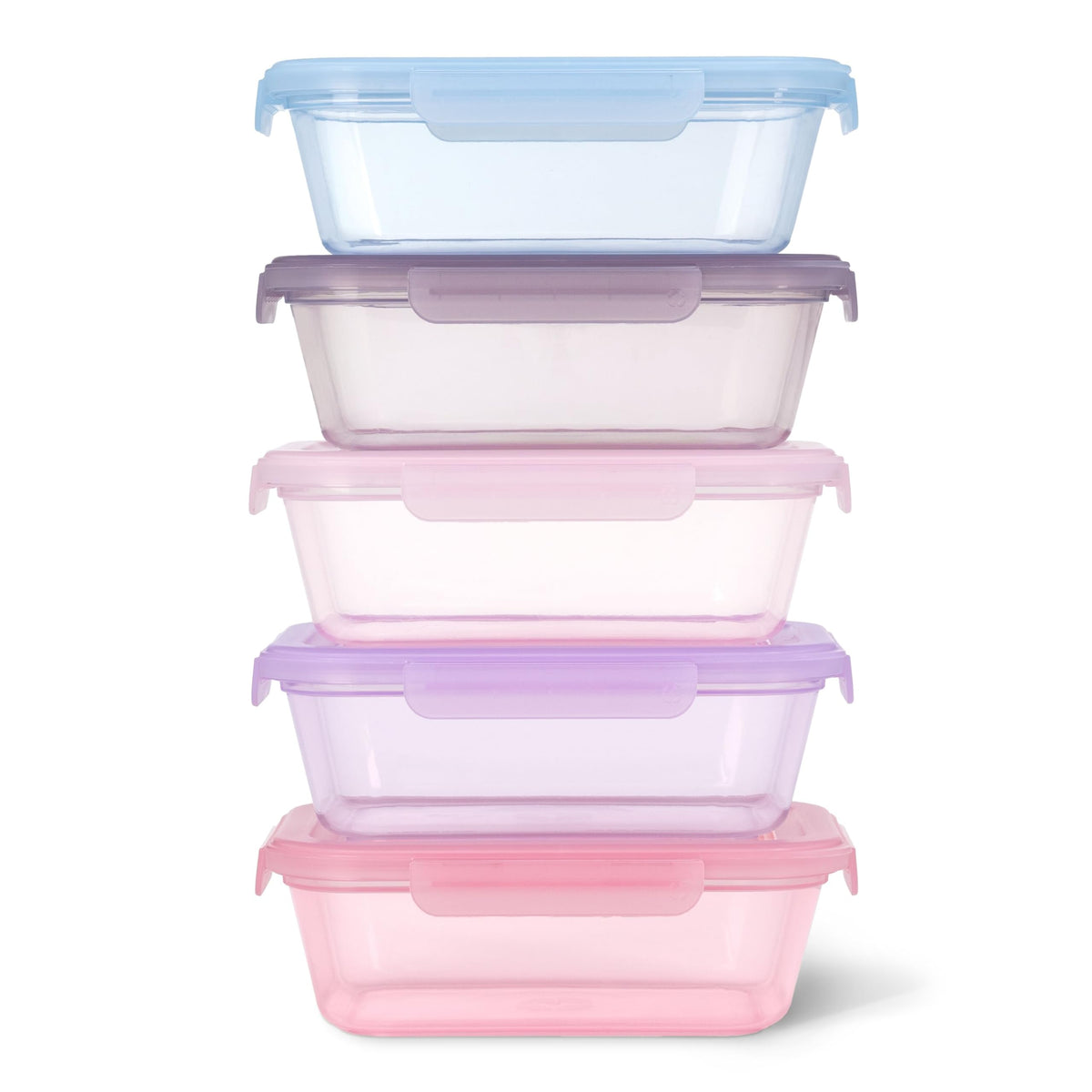 Ello Snap & Nest five 4.5-cup containers preserve meals for busy weeks.