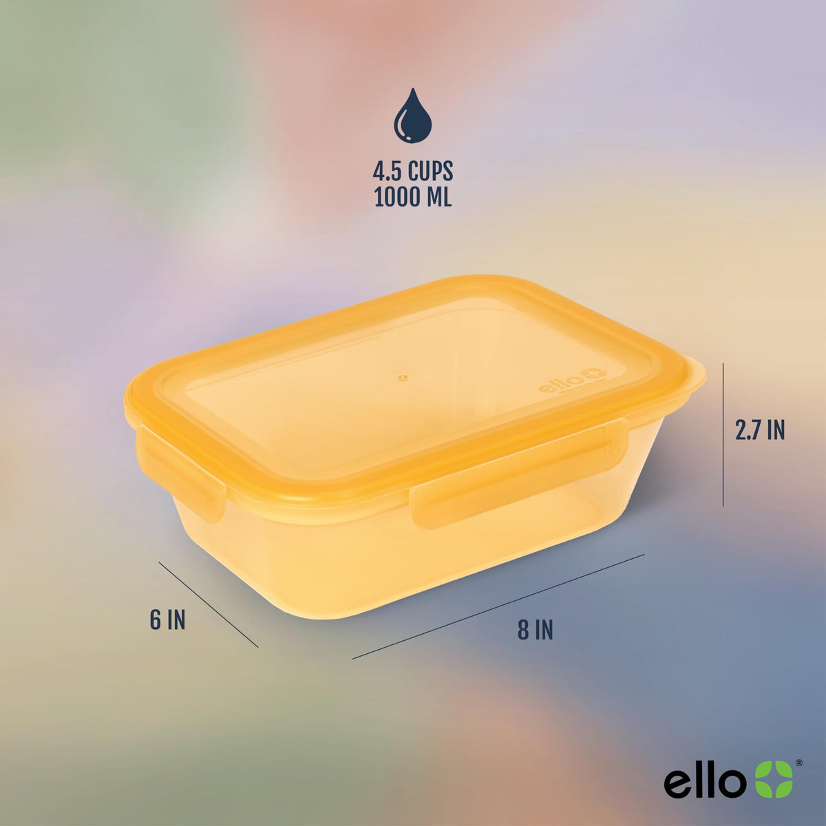 Ello Snap & Nest colorful set adds cheerful energy to meal prep