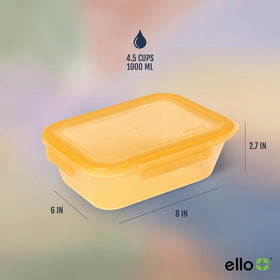 Ello Snap & Nest colorful set adds cheerful energy to meal prep
