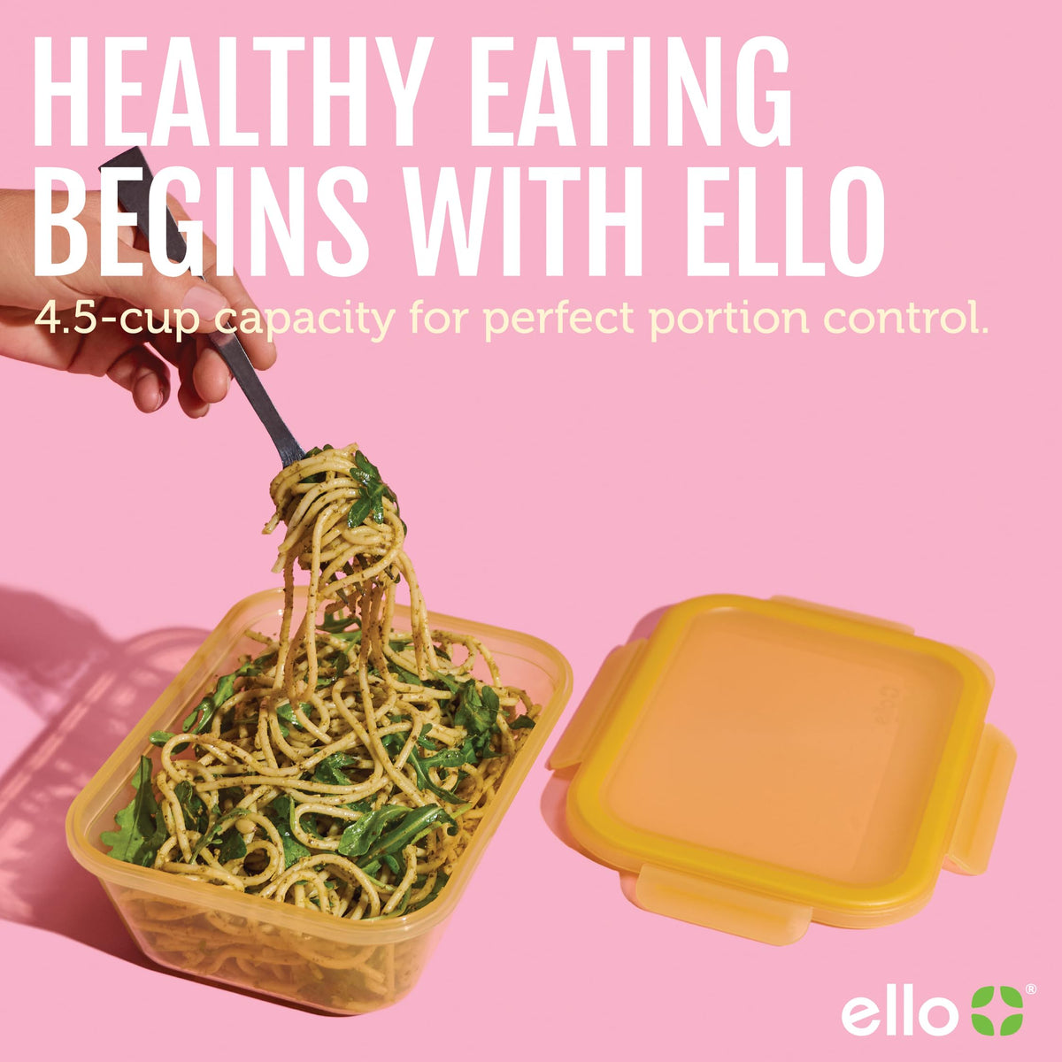 Ello Snap and Nest freezer-safe containers for batch storage and leftovers.