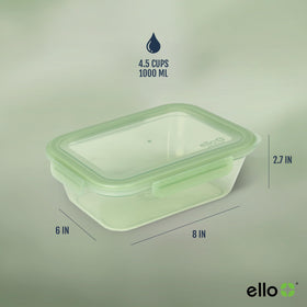 Ello Snap & Nest sage color adds cheerful, practical kitchen style