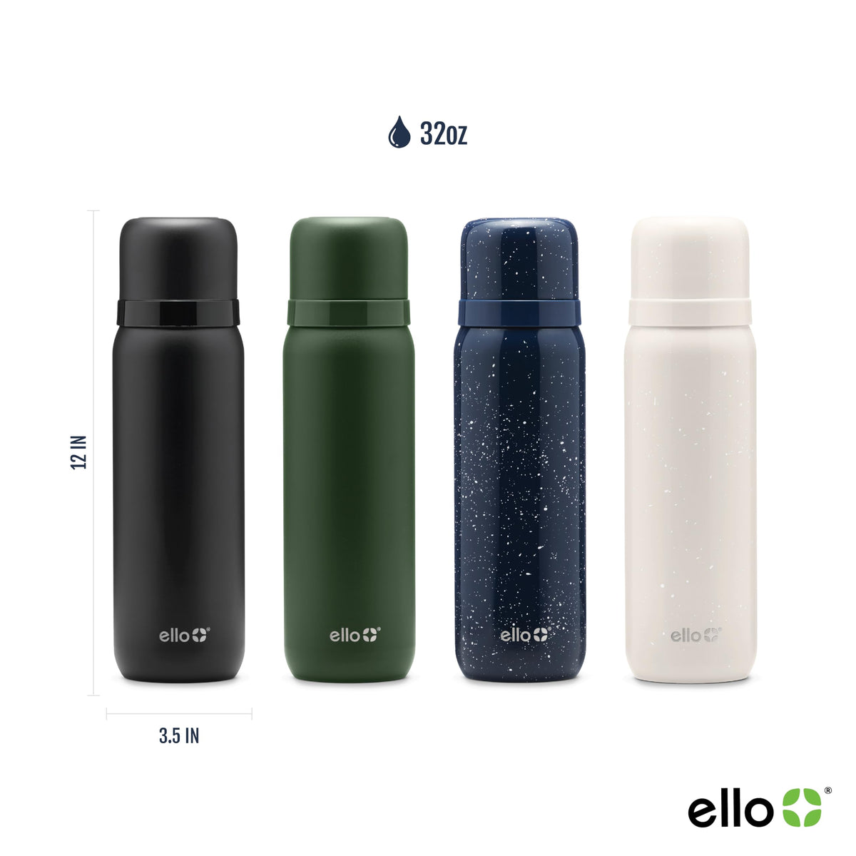 Ello Therma top-rack dishwasher-safe lid and components simplify cleaning.