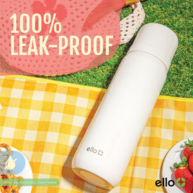 Ello Therma hot beverages stay warm up to 24 hours.