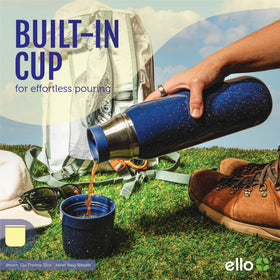 Ello Therma triple-wall insulation with copper lining keeps temperatures longer.