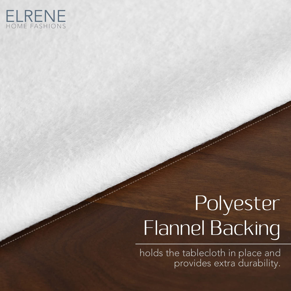 Ivory background highlights bright floral pattern for elegant table settings