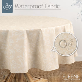 Elrene Camile waterproof vinyl surface that wipes clean easily