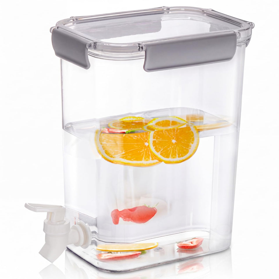 Elsjoy 1.2 gallon dispenser with spigot for smooth, mess-free beverage pours.