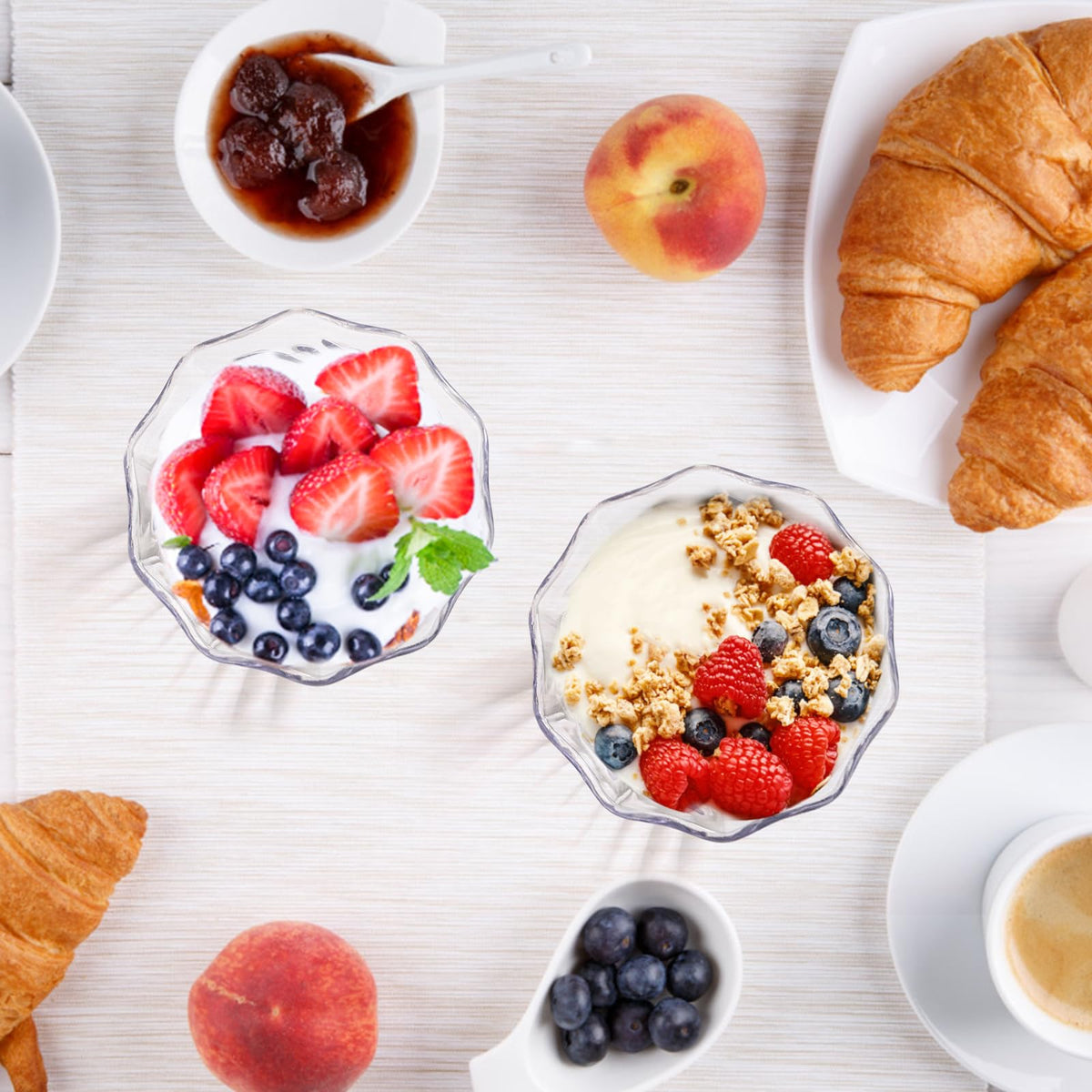 Elsjoy versatile bowls ideal for candy, nuts, fruits at events.