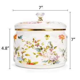 Elsjoy lid with acrylic diamond handle for easy lifting