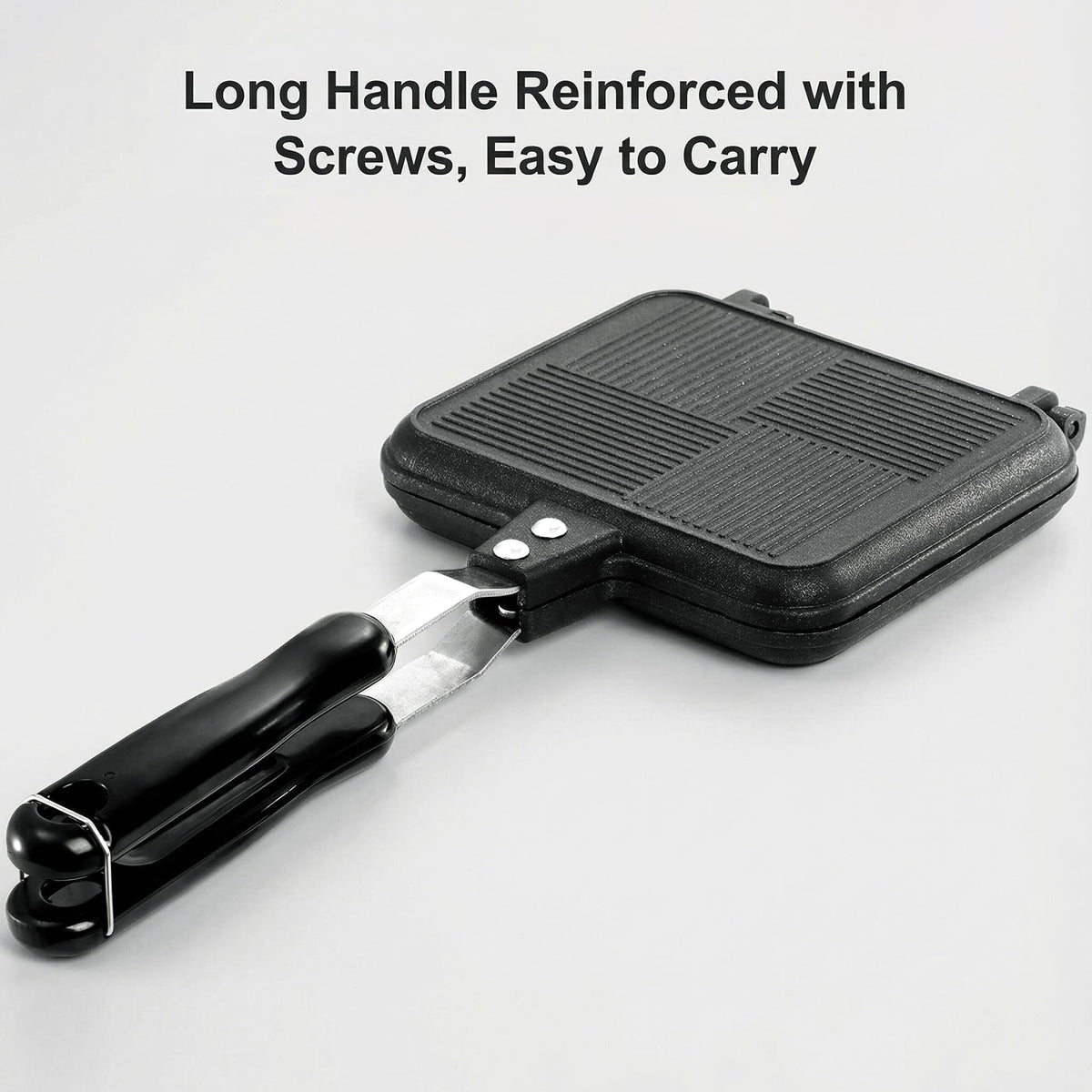 Elsjoy aluminum body close-up highlighting durability for even heating