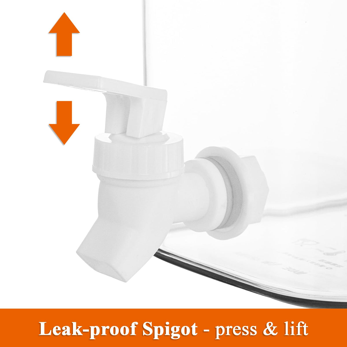 Lightweight, shatterproof construction makes Elsjoy dispenser easy for indoor and outdoor gatherings.
