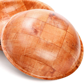 Elsjoy natural birch bowls showcase warm grain and food-safe design.
