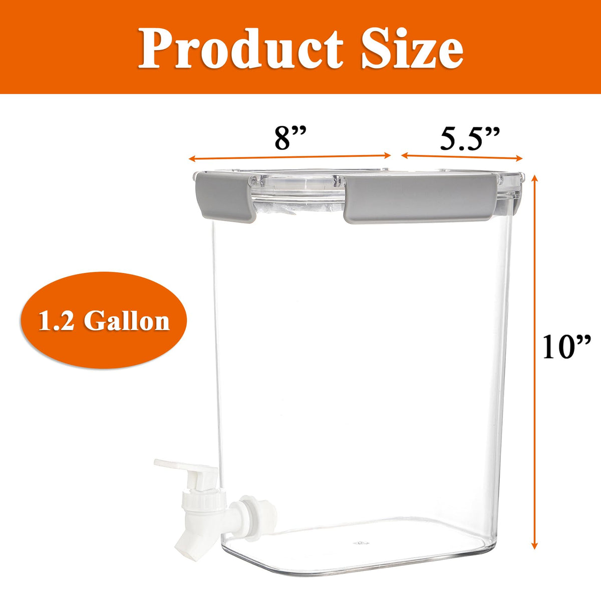 Elsjoy snap-lock lid with airtight seal keeps drinks fresh between uses.
