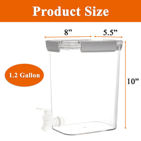 Elsjoy snap-lock lid with airtight seal keeps drinks fresh between uses.