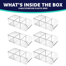 ELTOW snack organizer features removable dividers for customizable compartments.