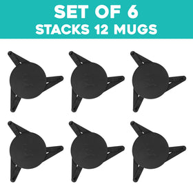 ELYPRO six-pack mug holders provide modular, space-saving storage solutions.