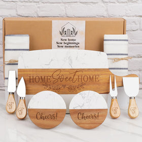 Elysirise gift box front, ready-to-gift housewarming set