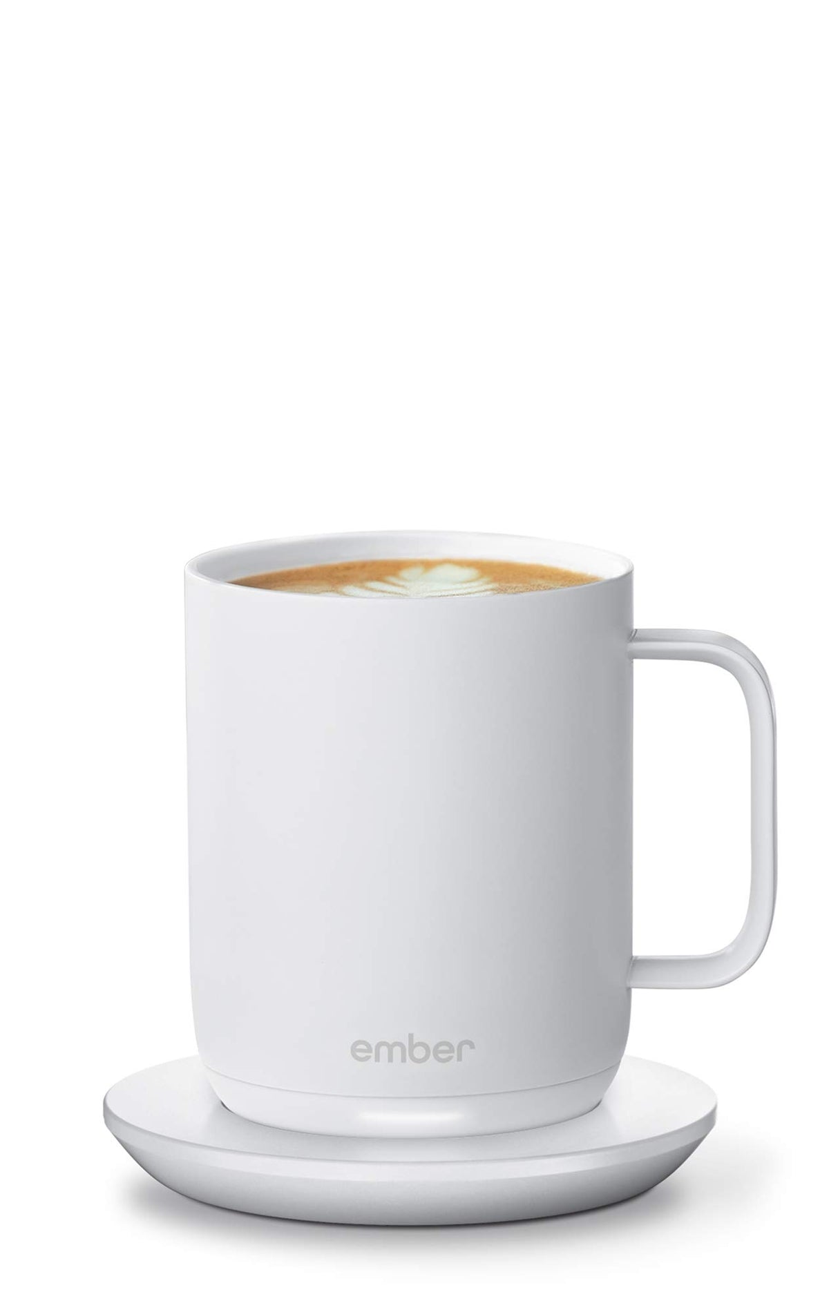Ember Charging Coaster 2 on charging surface enables quick top-ups