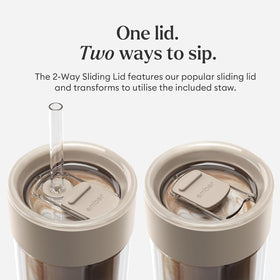 Ember Cold Tumbler condensation-free exterior reduces moisture on your hands