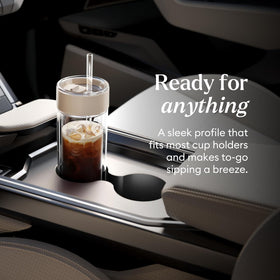 Ember Cold Tumbler includes Tritan straw for convenient straw sipping