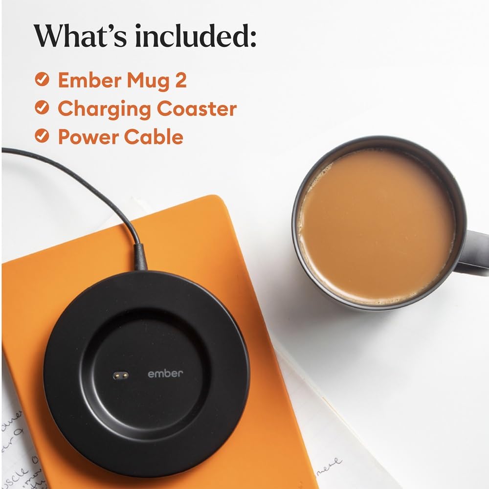Ember Mug 2 IPX7 coating withstands splashes and cleaning.