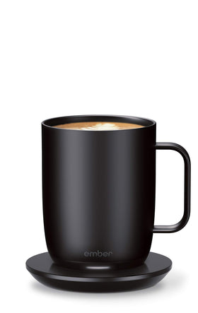 Ember Mug 2 front view with temperature control for steady warmth at your desk.
