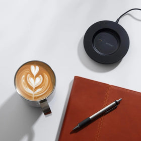 Ember Mug 2 LED indicator showing when the drink reaches temperature