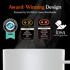 Ember Mug 2 LED lights indicate when drink reaches perfect temperature.