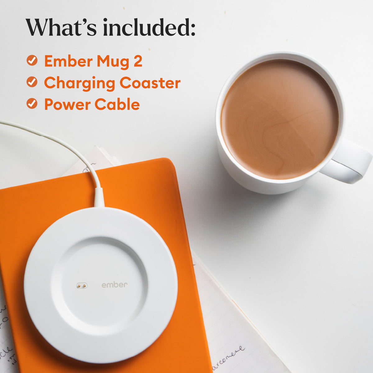 Ember Mug 2 wakes on pour, showing responsive sensors.