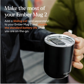 Ember Mug 2 scratch-resistant coating close-up, designed for daily hand washing.