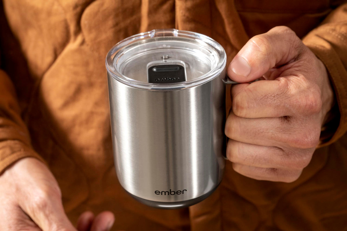 Lid with removable slider and silicone ring for easy cleaning