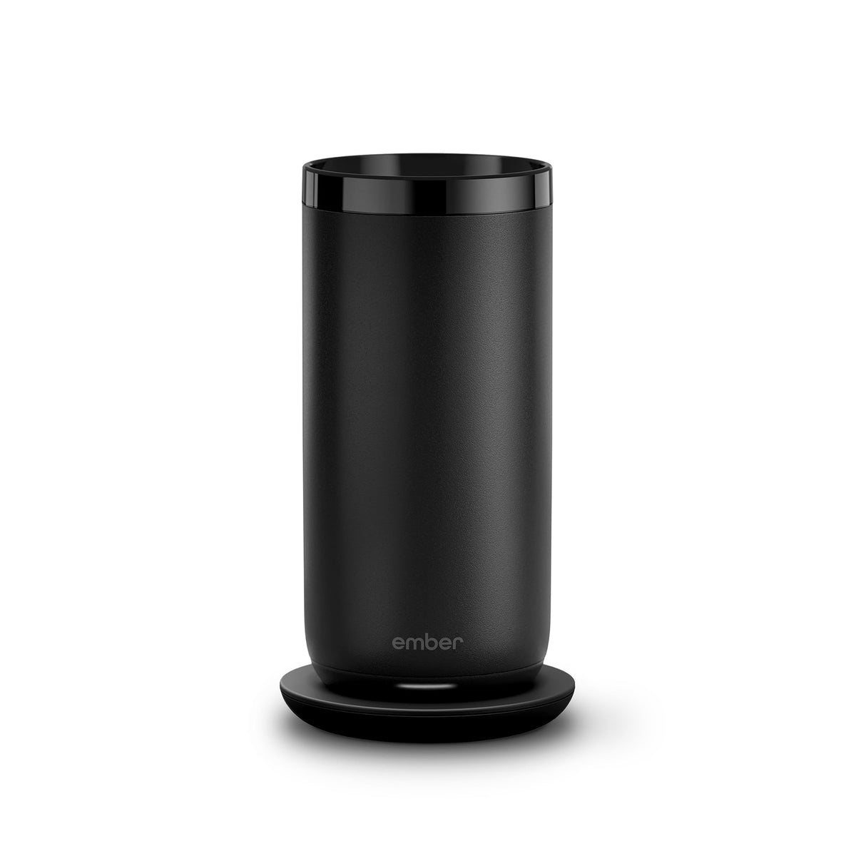 Ember Tumbler stainless steel body with textured finish for premium grip.