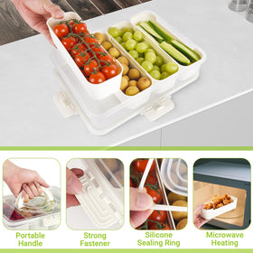 EMCHI Snackle Box dishwasher-safe surface for quick cleaning after meals