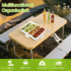 EMCHI Snackle Box interior and compartments designed for easy cleaning