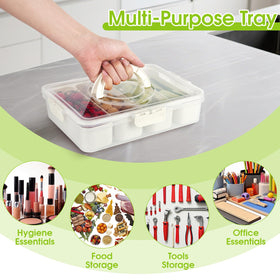 EMCHI Snackle Box with picnic setup for easy outdoor snacking