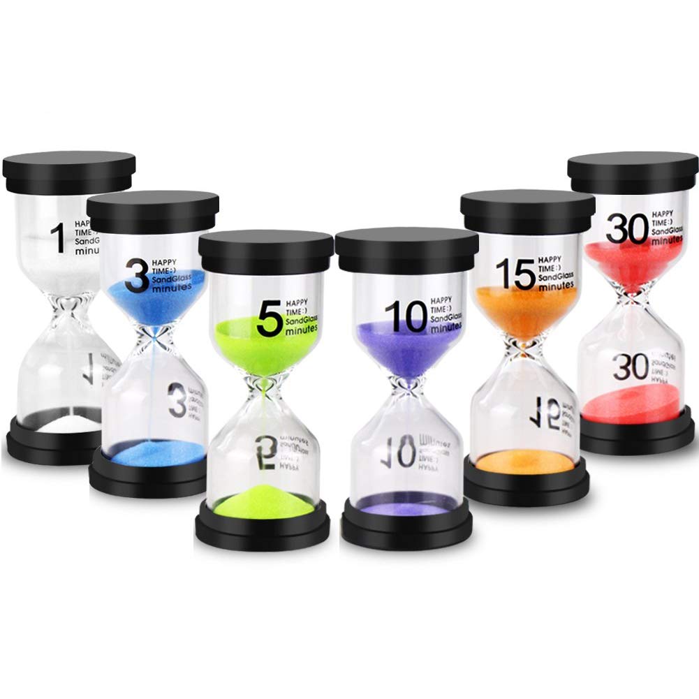 EMDMAK 1-minute color timer in bright hue for quick routines.