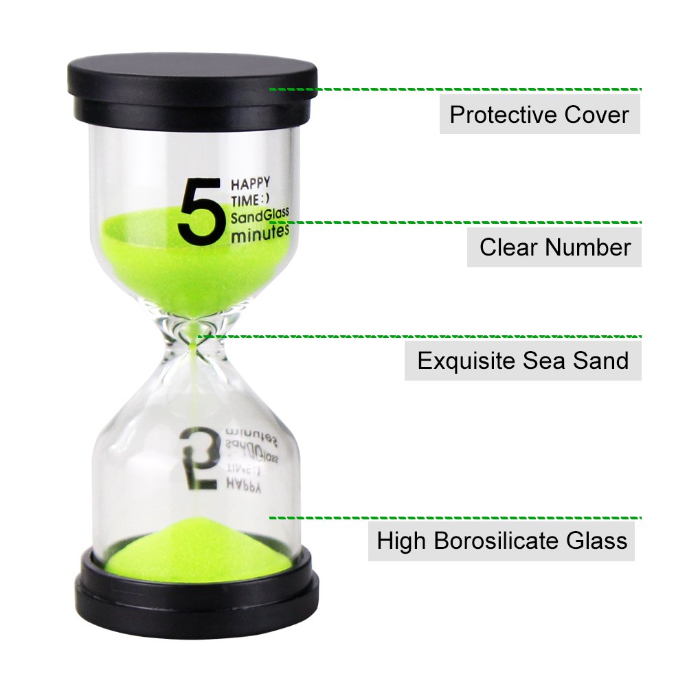 EMDMAK 3-minute color timer ideal for study breaks and tasks.