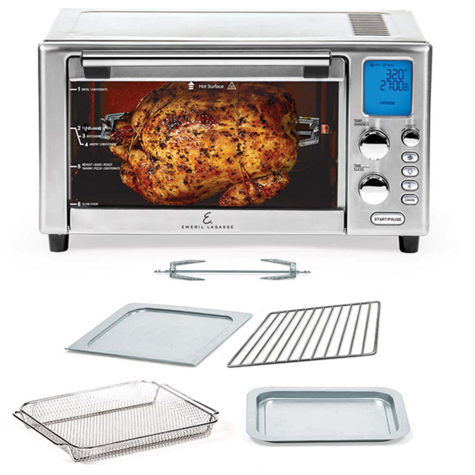 Emeril Lagasse Everyday 360 front view in stainless steel for fast, even cooking.