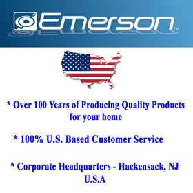 Emerson MW7302B child safety lock enhances family-friendly use.