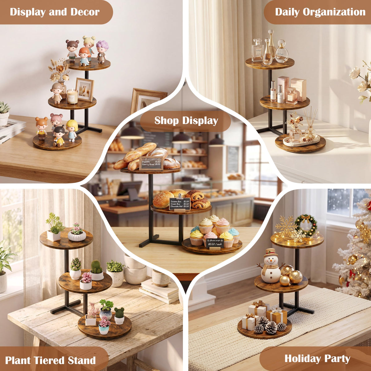 Emfogo multi-functional stand suitable for plants and decor accents