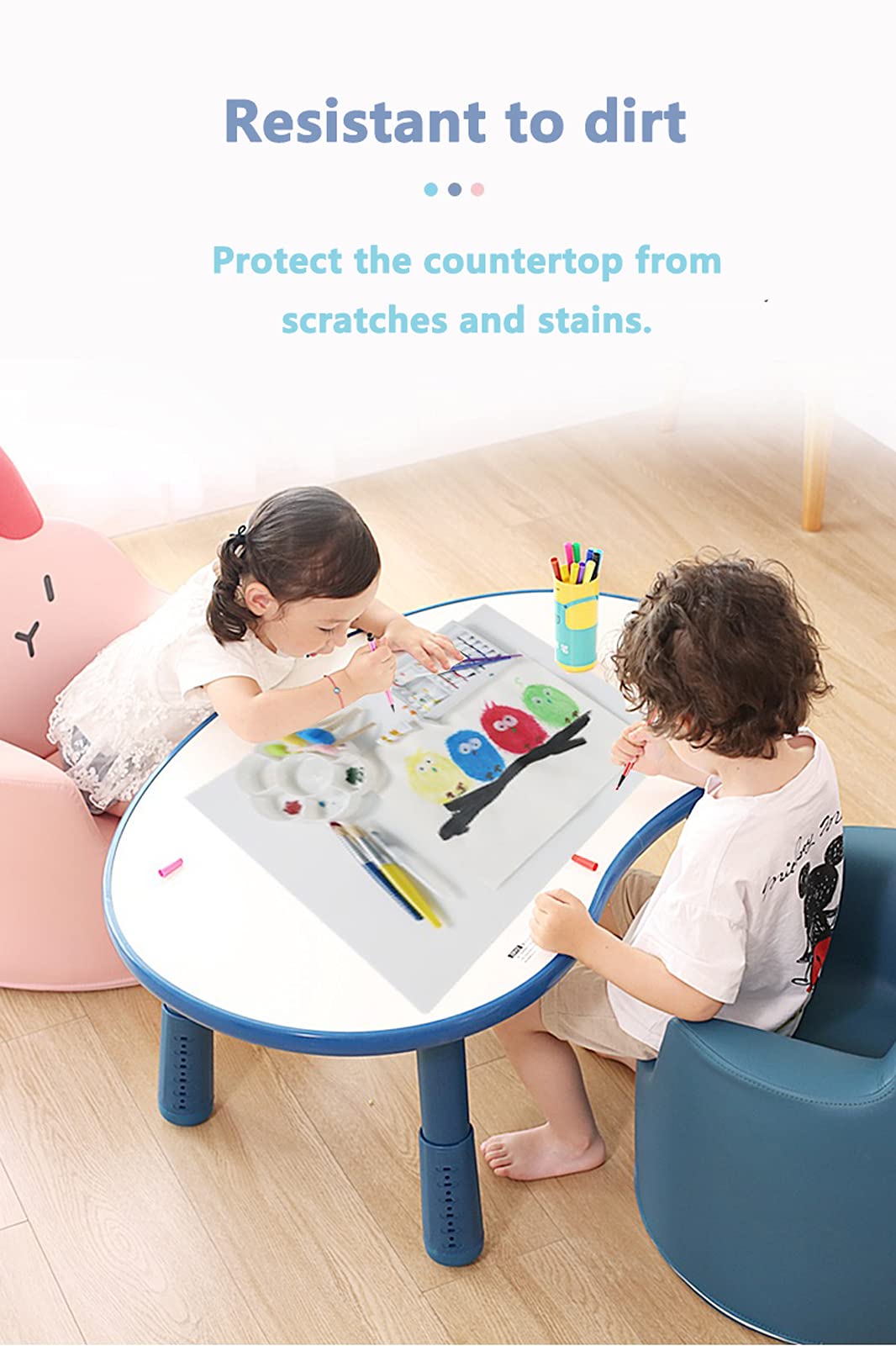 Emolife multipurpose silicone mat doubles as craft and baking surface.