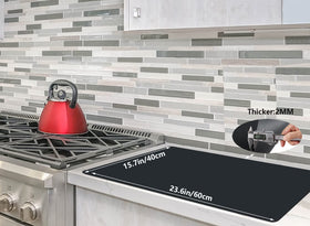 Emolife silicone mat on countertop shields surfaces from heat and scratches.