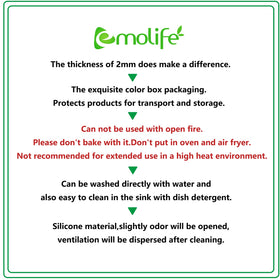 Emolife washable, roll-up mat for easy storage in small kitchens.