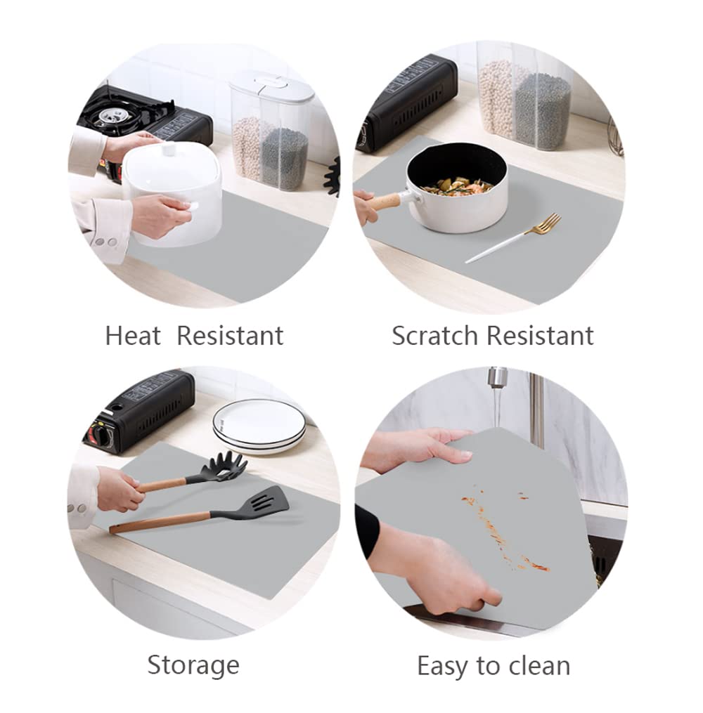 emolife washable silicone mat is easy to clean and roll up.