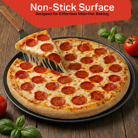 Emporio Kitchen perforated base promotes airflow for a golden crust.
