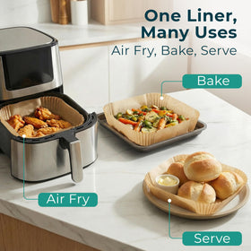 Storage-friendly liners from Empowered Cooks for organized cooking prep.