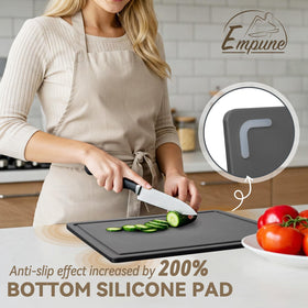 Empune cutting board set dishwasher safe for quick, hands-off cleanup.