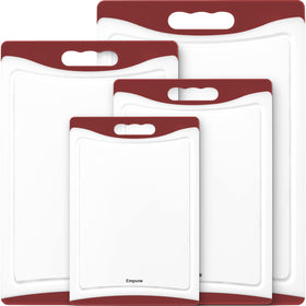 Empune cutting board set overview showing four sizes for versatile meal prep.